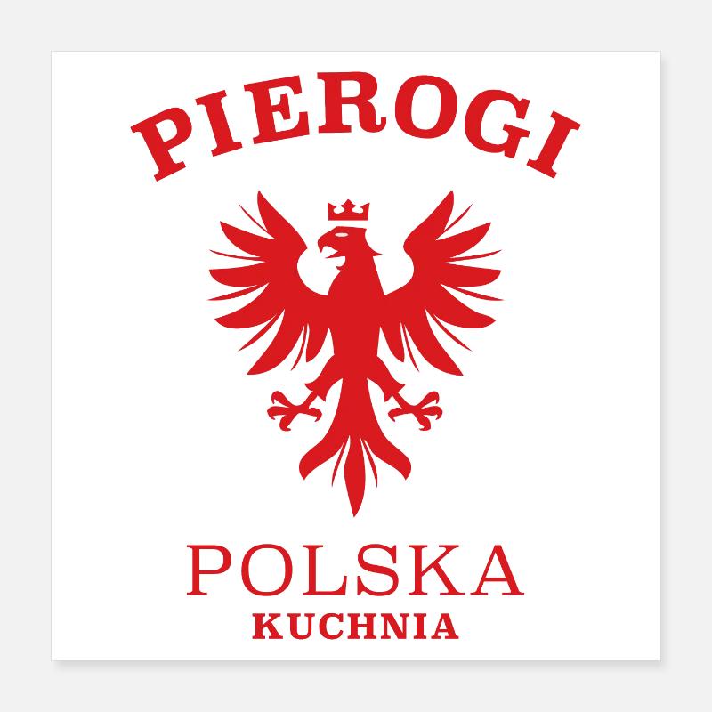 PIEROGI Poster 40 x 40 cm