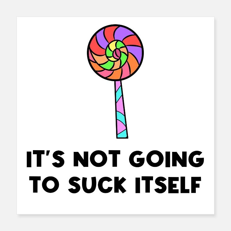 Sweets Statement Delicious Dessert Snacking Poster 16" x 16" (40x40 cm)