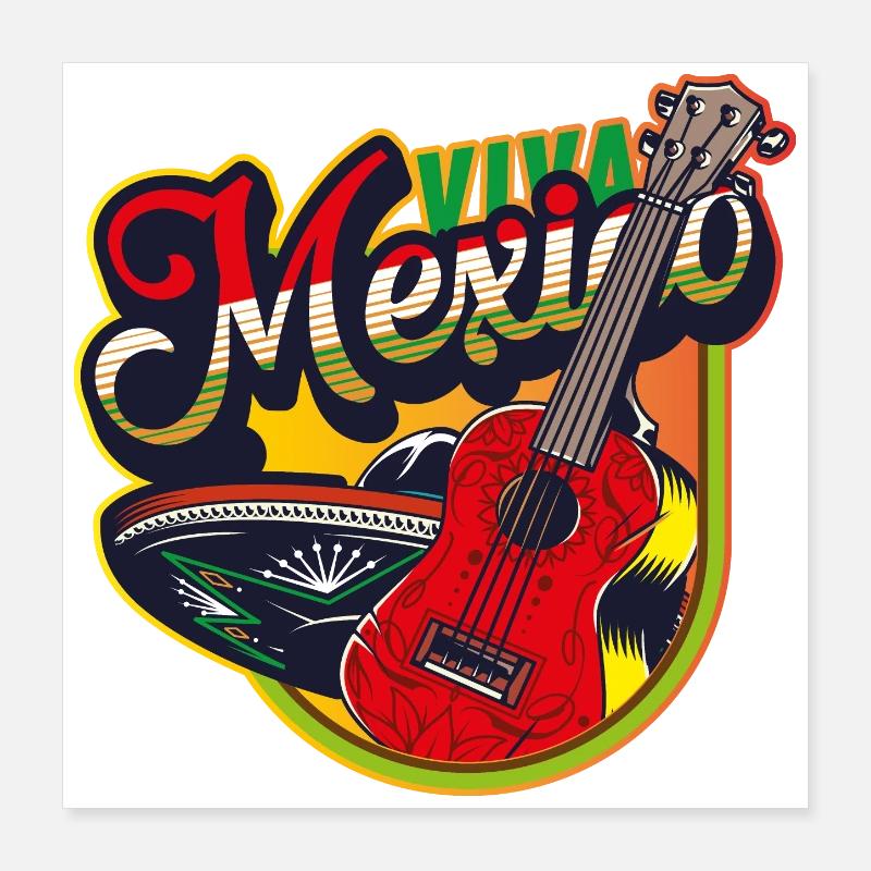 Mexico Poster 16" x 16" (40x40 cm)