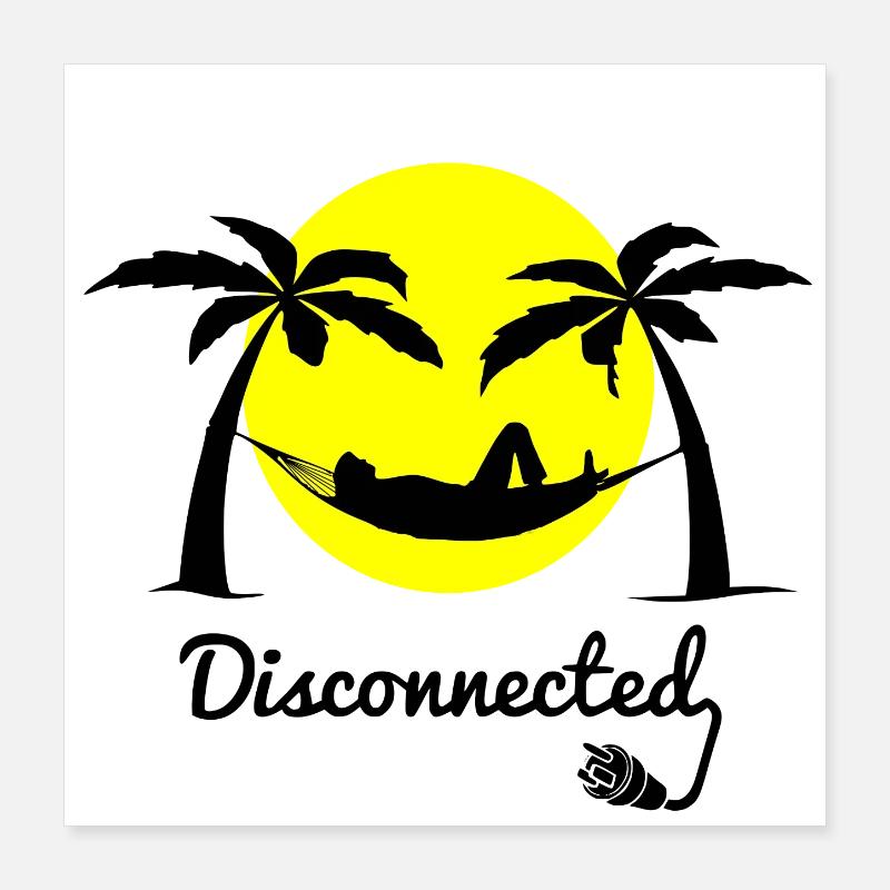 Disconnected Poster 16" x 16" (40x40 cm)