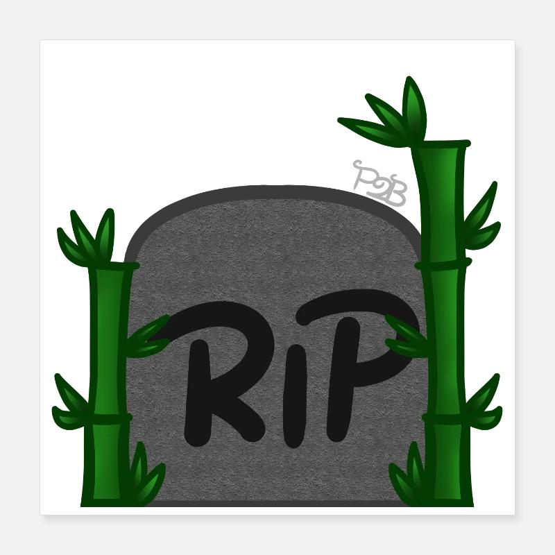 Rip ! By Pousse2Bambou ! Poster 40 x 40 cm