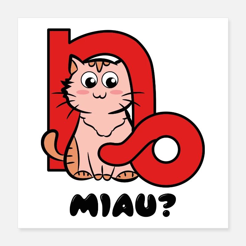 Steinbock Spruch Aberglaube Horoskop Sternzeichen Poster 40x40 cm