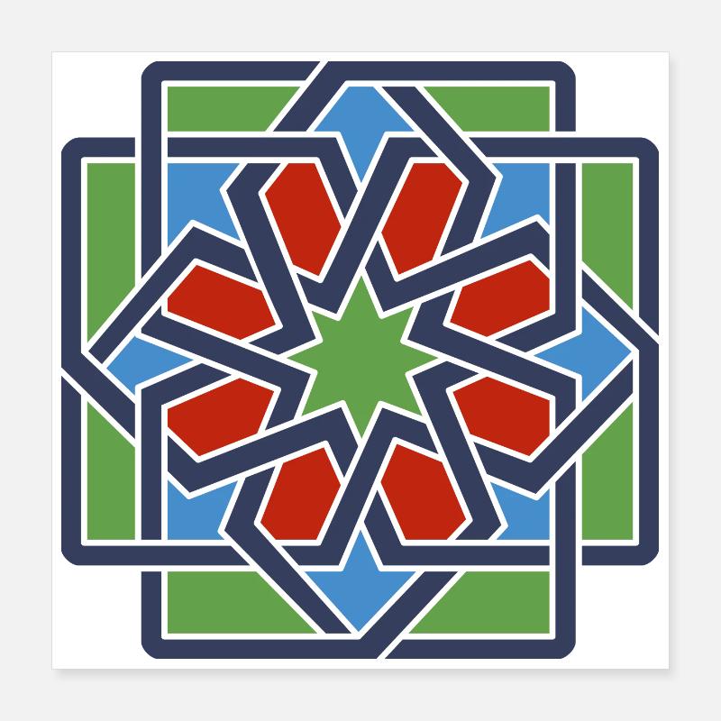 Andalousie 4 Poster 40 x 40 cm