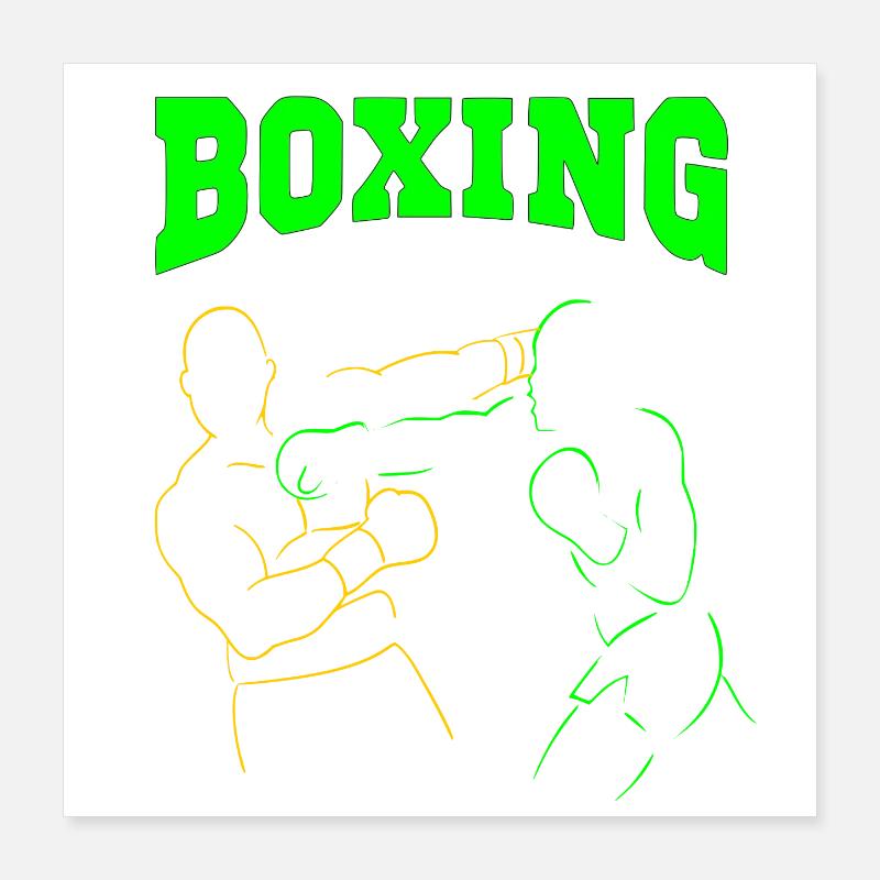 Boxen Poster 40x40 cm