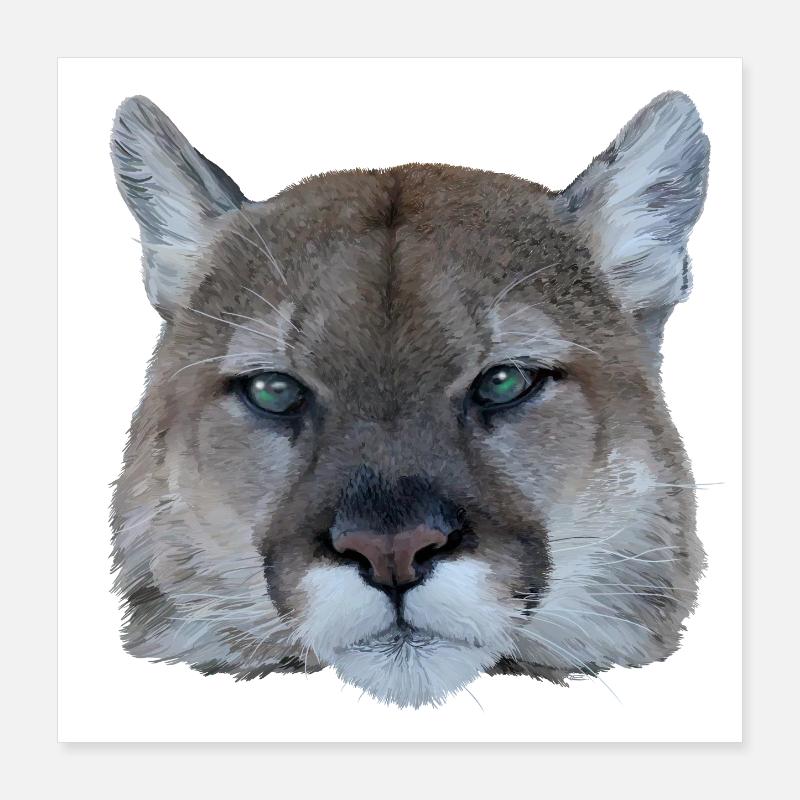 Panther Poster 16" x 16" (40x40 cm)