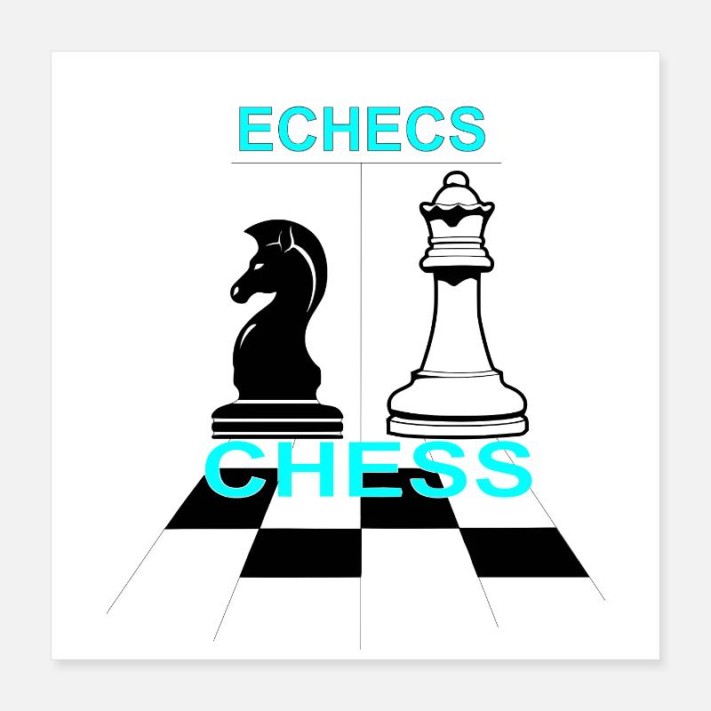 Chess Poster 16" x 16" (40x40 cm)