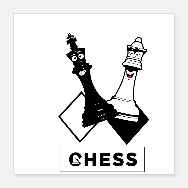 Chess Poster 40 x 40 cm