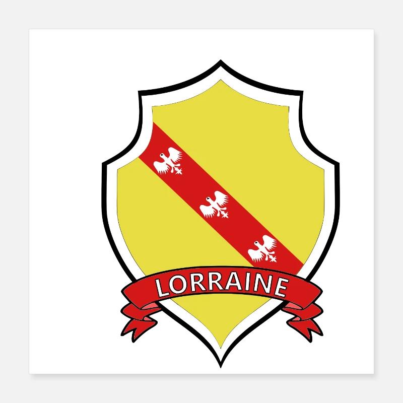 Lothringen Poster 40x40 cm