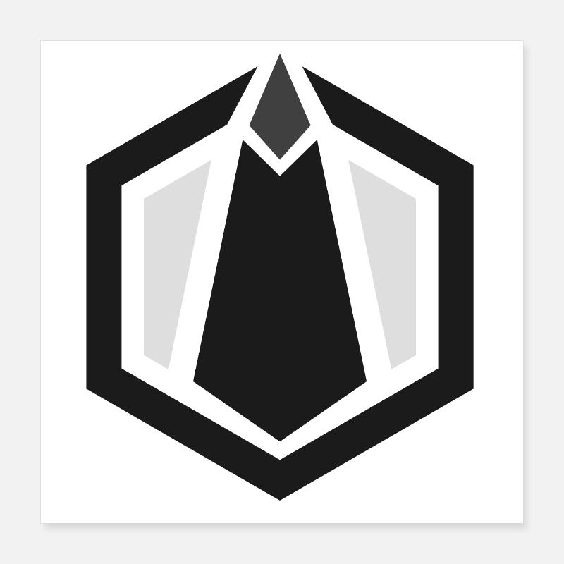 Monolith Logo Poster 40 x 40 cm