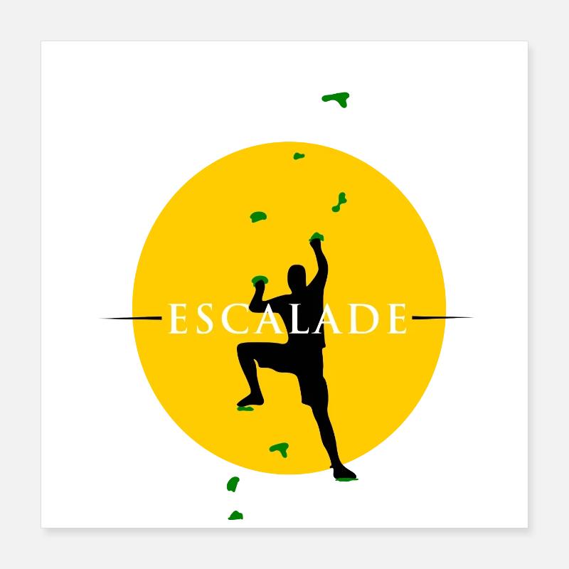 Escalade Poster 40 x 40 cm