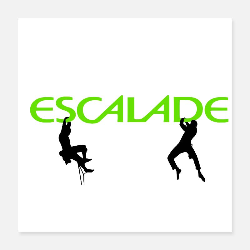 Escalade Poster 40 x 40 cm