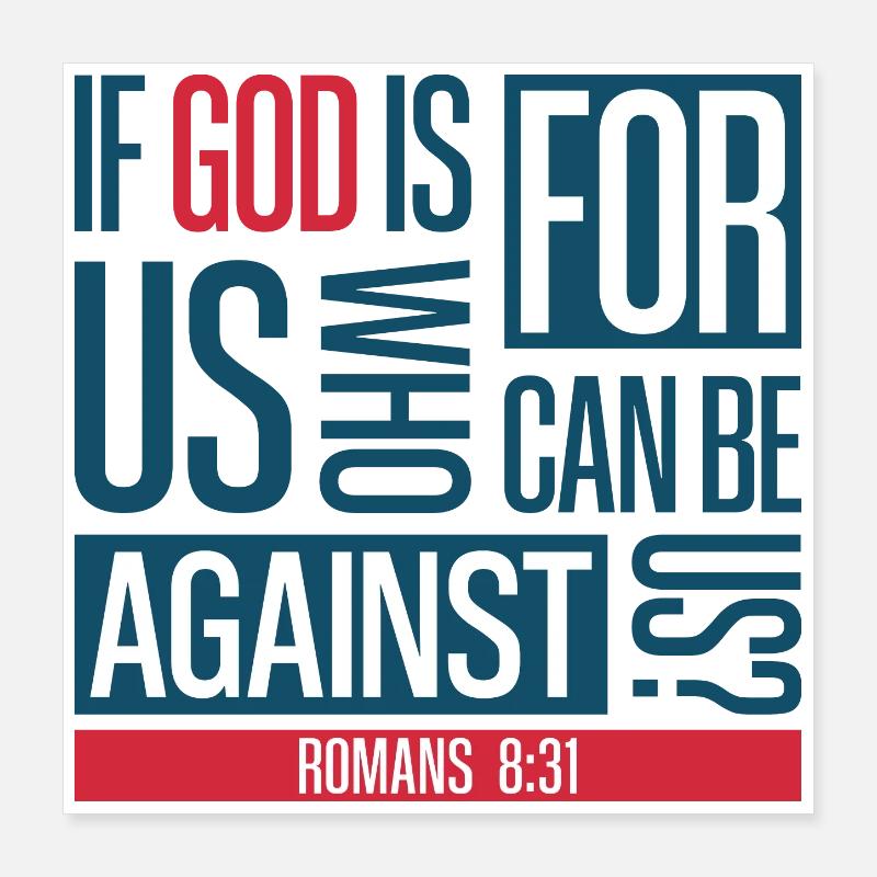 God for us Poster 16" x 16" (40x40 cm)