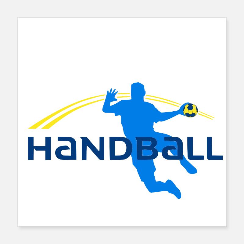Håndbold Poster 40x40 cm