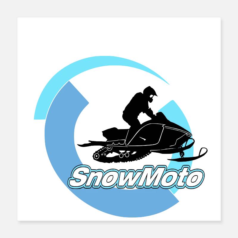 snowmobile Poster 16" x 16" (40x40 cm)