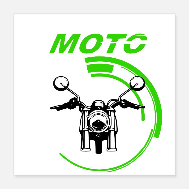 Moto Poster 40 x 40 cm