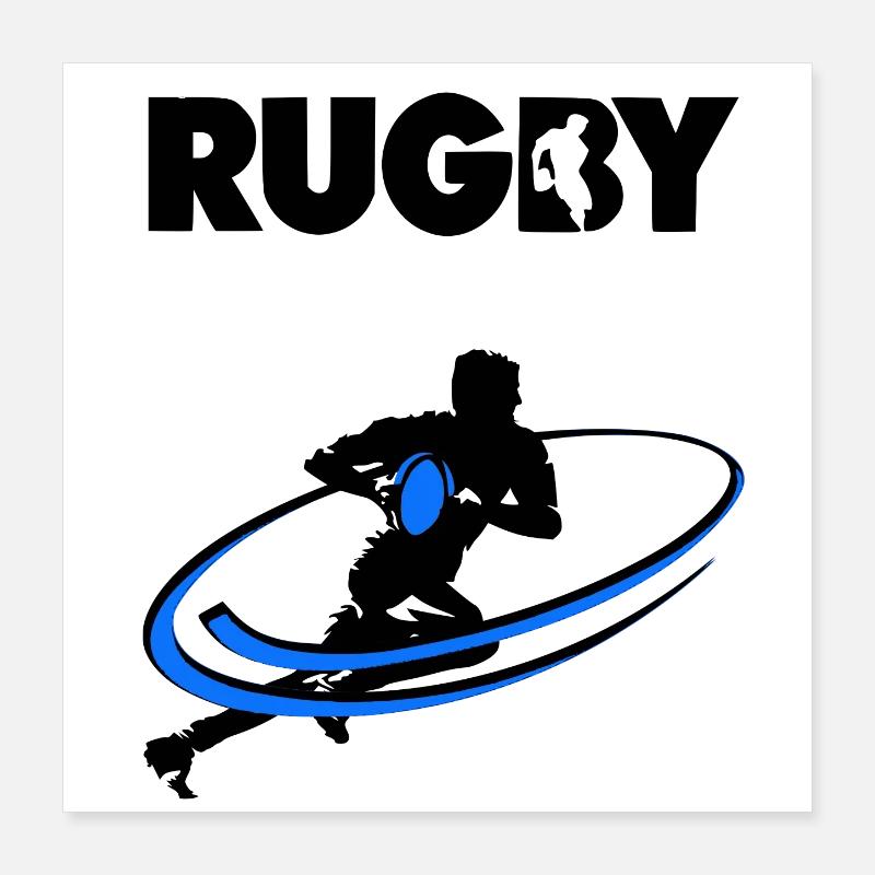 Rugby Poster 40x40 cm
