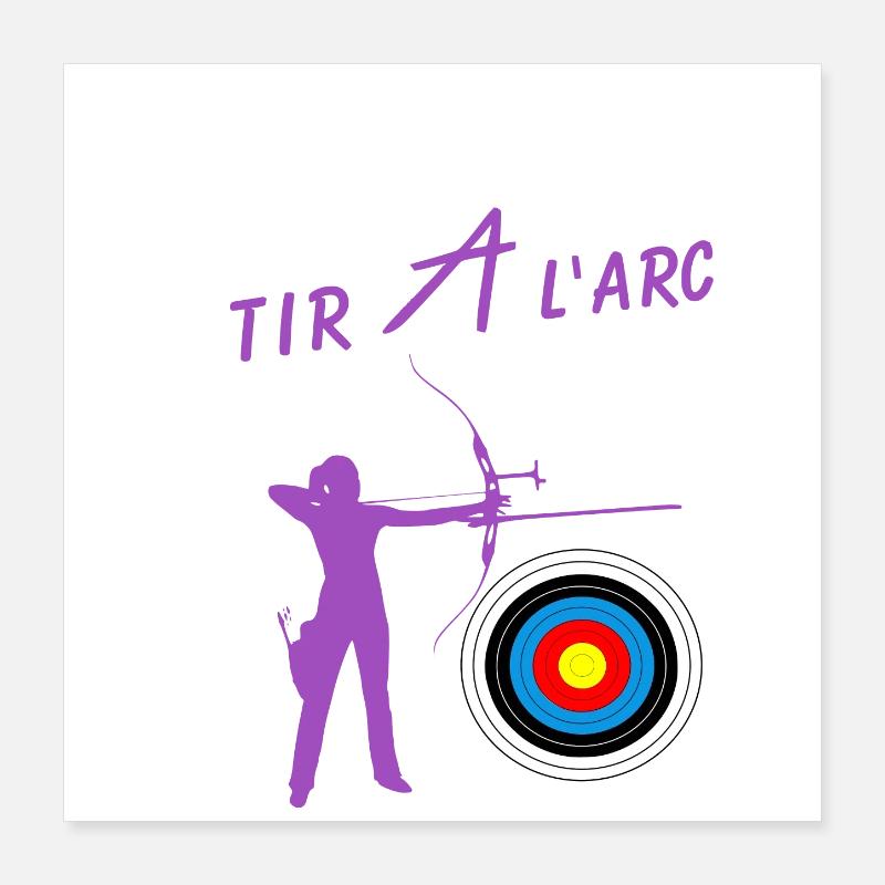 Archery Poster 16" x 16" (40x40 cm)