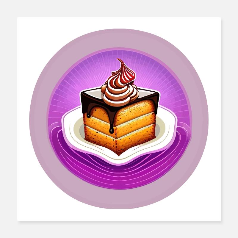Cakes, pies, baking Poster 16" x 16" (40x40 cm)