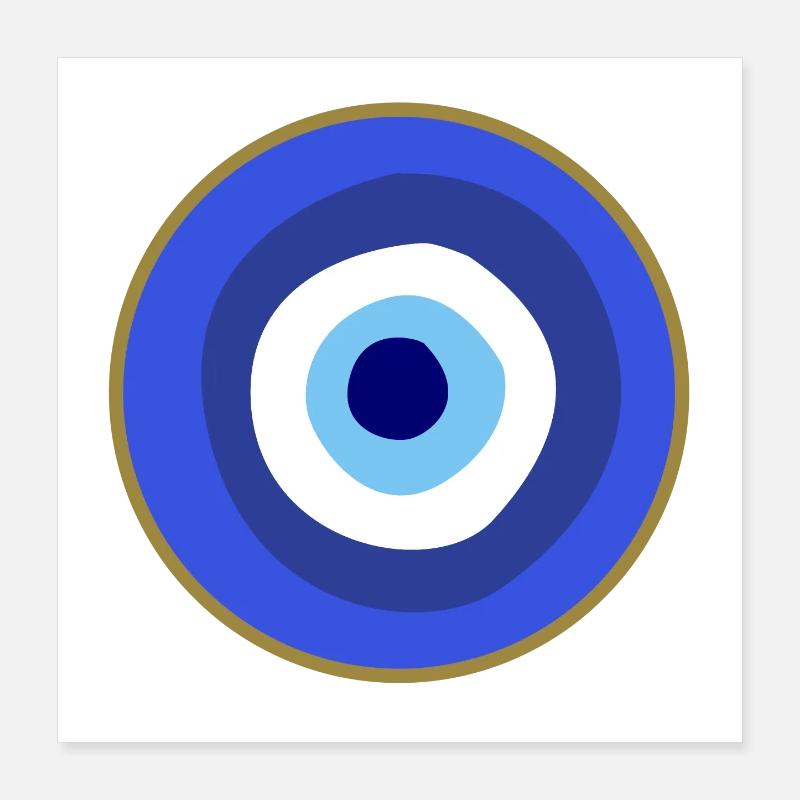 Böser Blick Poster 40x40 cm