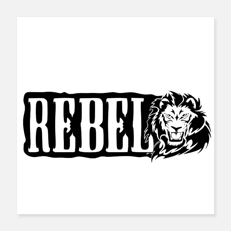 Rebellion Poster 40 x 40 cm