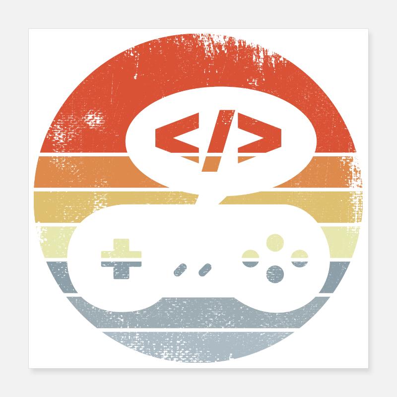 Concepteur de jeu Poster 40 x 40 cm