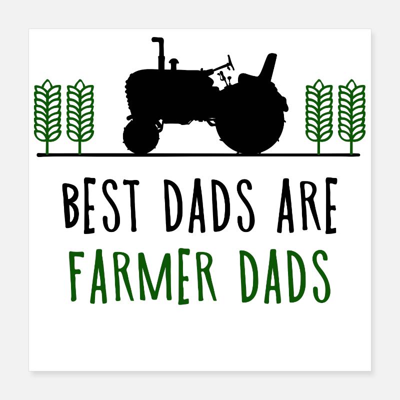 Field Statement Tractor Vehicle Motor Vehicle Poster 16" x 16" (40x40 cm)