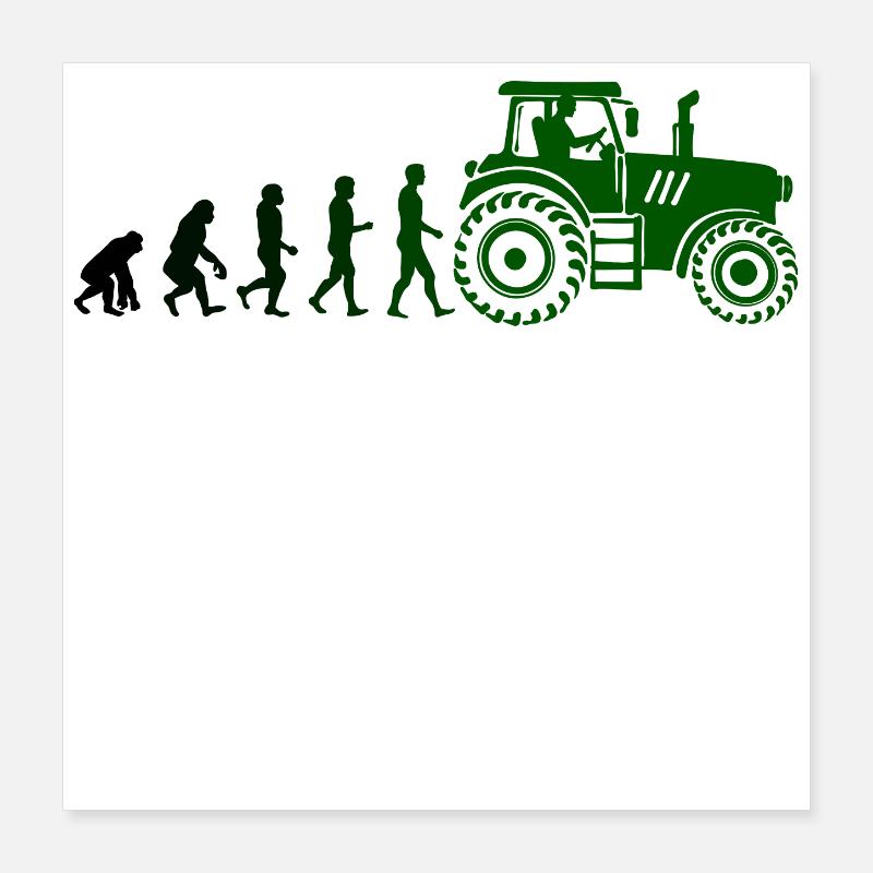 Véhicule utilitaire Farmer Evolution Véhicule Tracteur Poster 40 x 40 cm