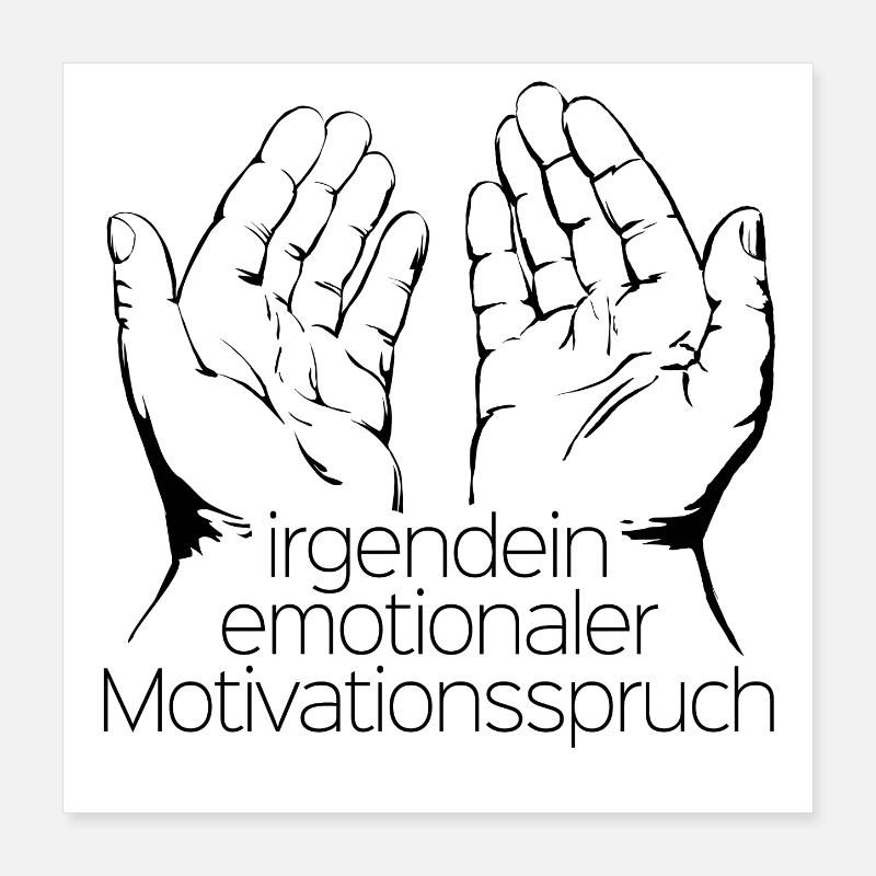 Motivation Poster 40x40 cm