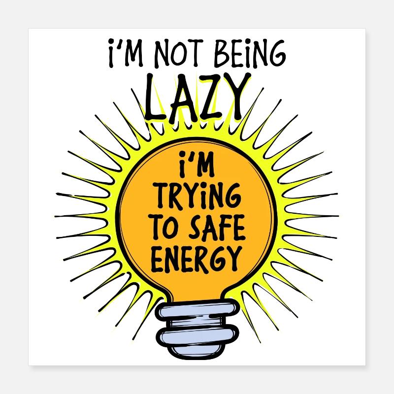 Environmentalists Statement Sustainability Environment Poster 16" x 16" (40x40 cm)