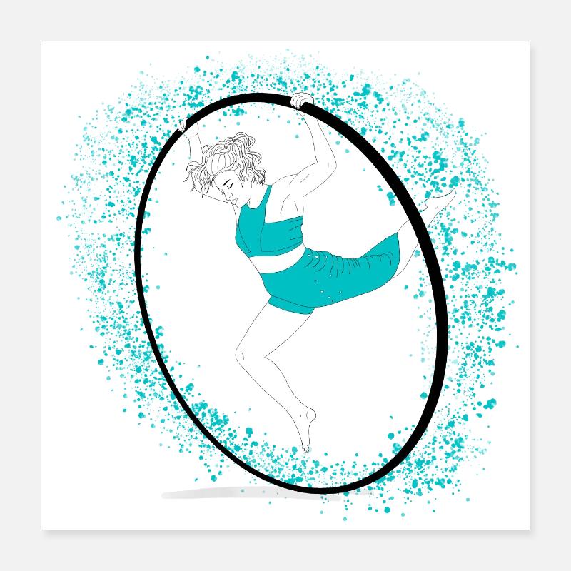 Roue Cyr Poster 40 x 40 cm