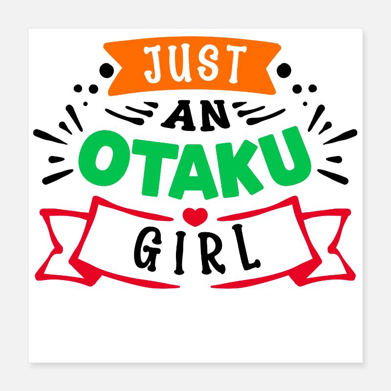 Girls Anime Manga Statement Otaku Mangastyle Poster 16" x 16" (40x40 cm)