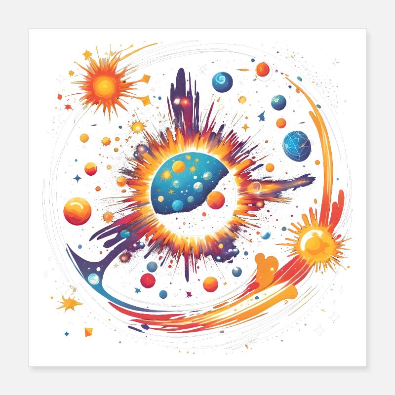 Big Bang Poster 40 x 40 cm