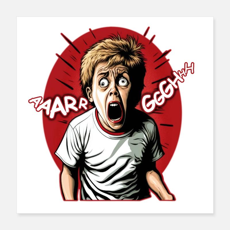 ARGH 01 Poster 40 x 40 cm