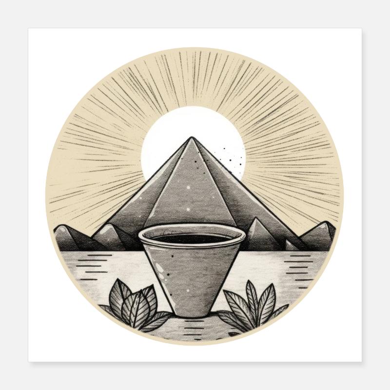 Pyramid 01 Poster 16" x 16" (40x40 cm)