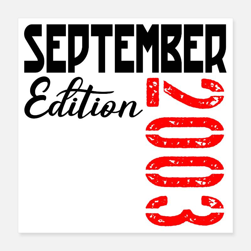 23. Geburtstag September 2003 Poster 40x40 cm