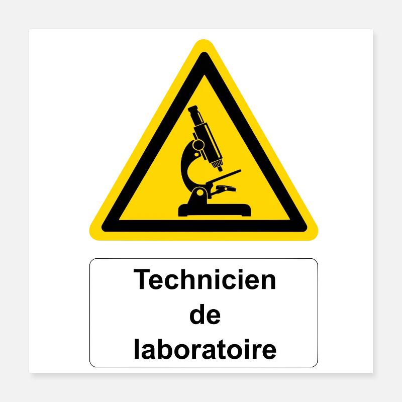 Laboratory Technician Poster 16" x 16" (40x40 cm)