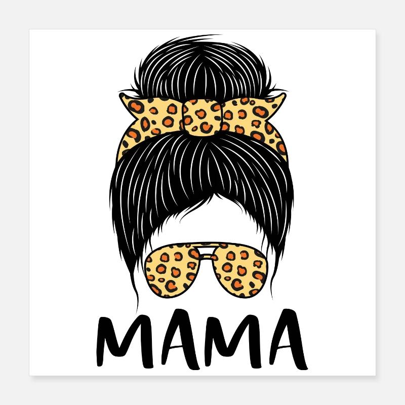 Best Mama Ever Poster 16" x 16" (40x40 cm)