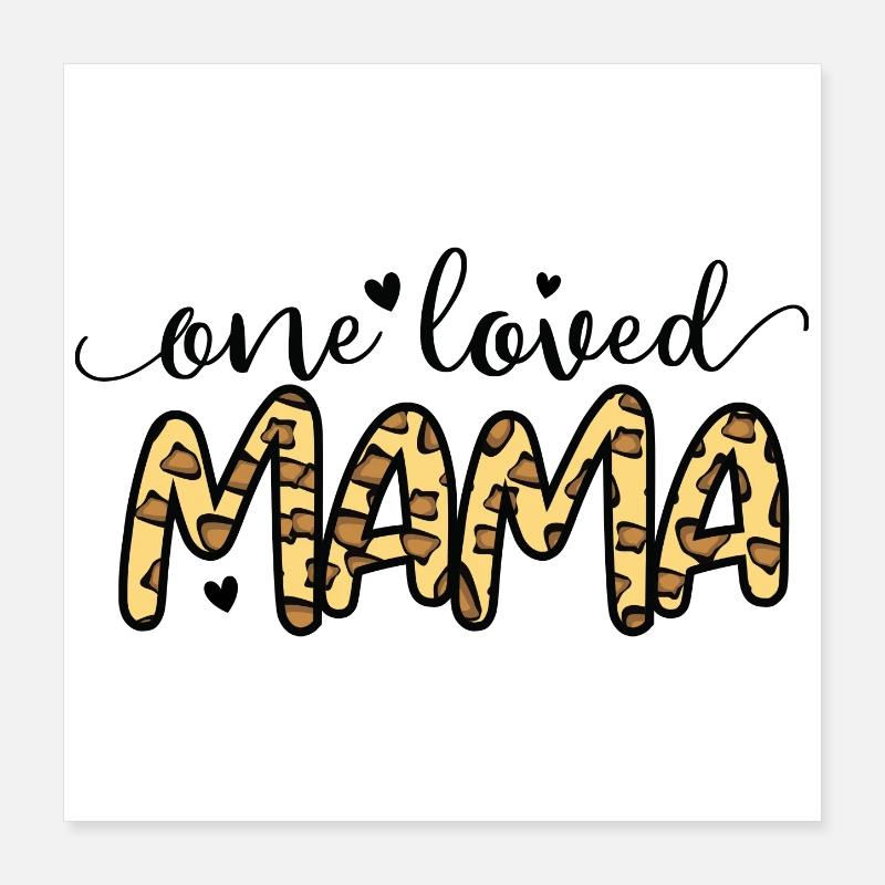 On aimait Maman Poster 40 x 40 cm