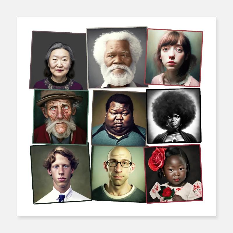 Super Normal 01 Poster 40 x 40 cm