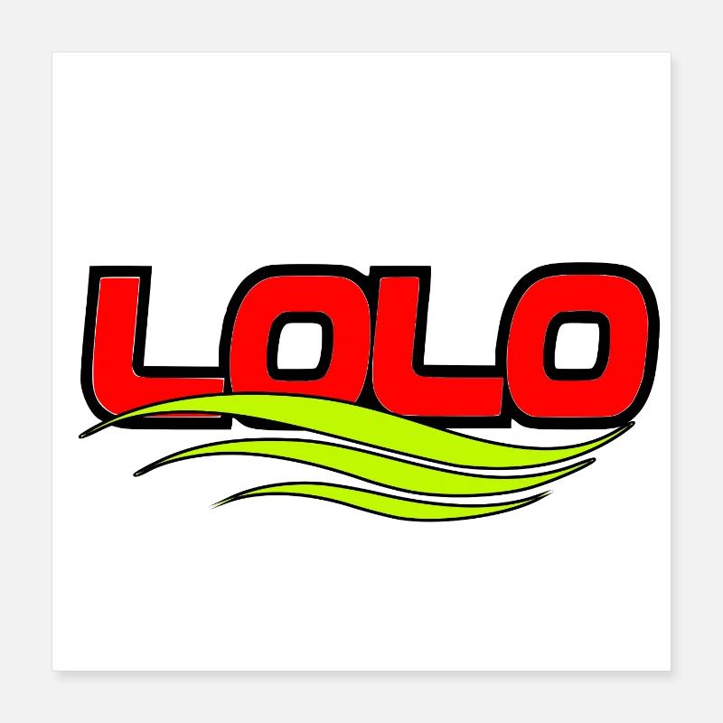 Lolo Poster 40 x 40 cm