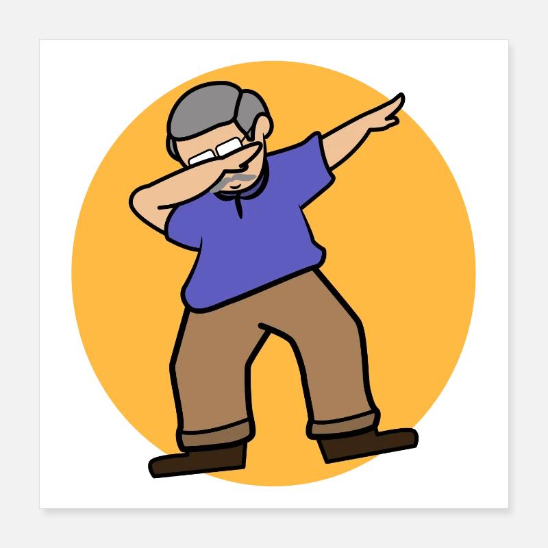 Ruhestand Senior Statement Freizeit Pensionär Poster 40x40 cm