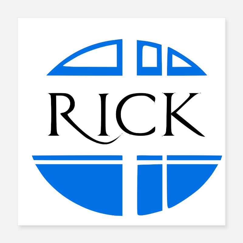 Rick Poster 40 x 40 cm