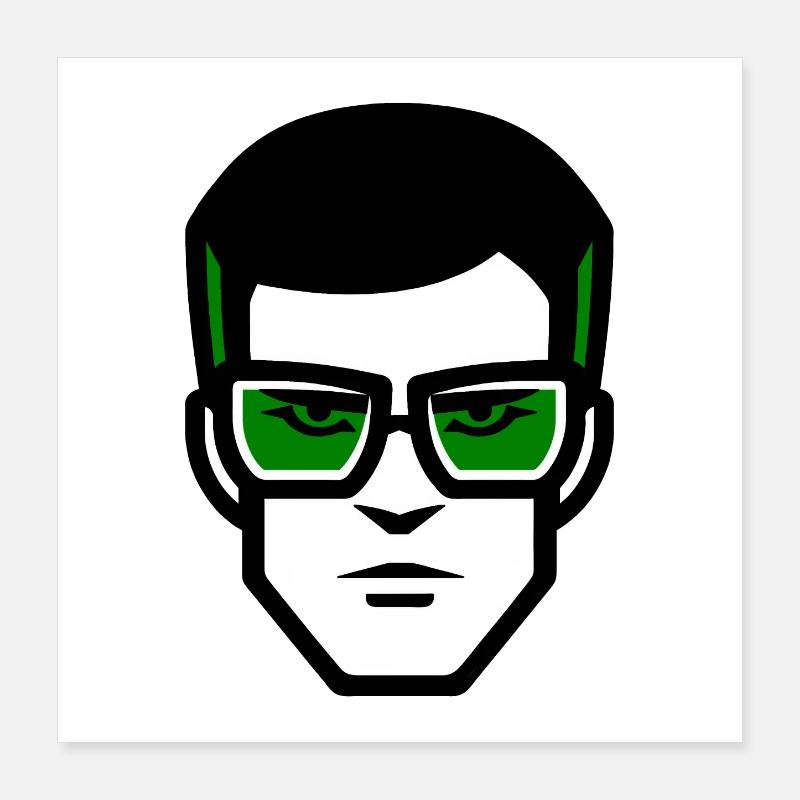 Roger Wicked Poster 40x40 cm