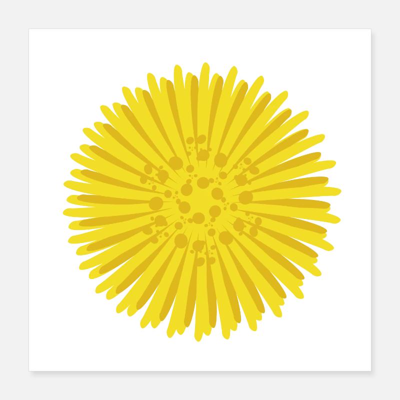 Tussilage Poster 40 x 40 cm