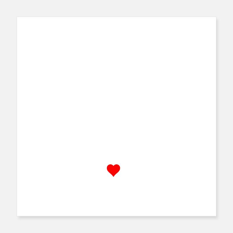 Zitat der Mutter auf der Erde Poster 40x40 cm