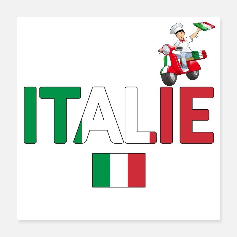 Italie Poster 40 x 40 cm