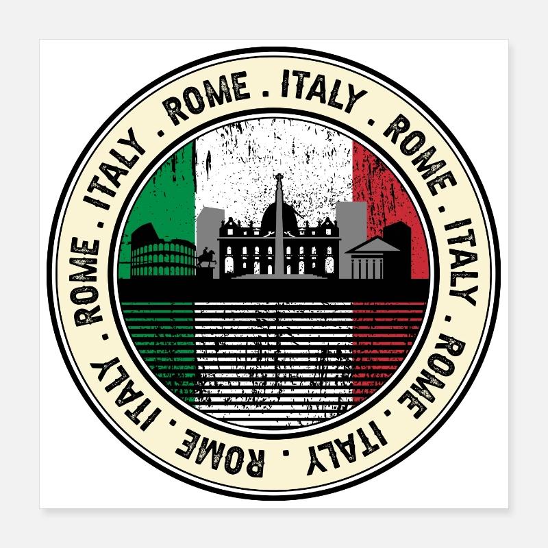 Rome, Italie Poster 40 x 40 cm