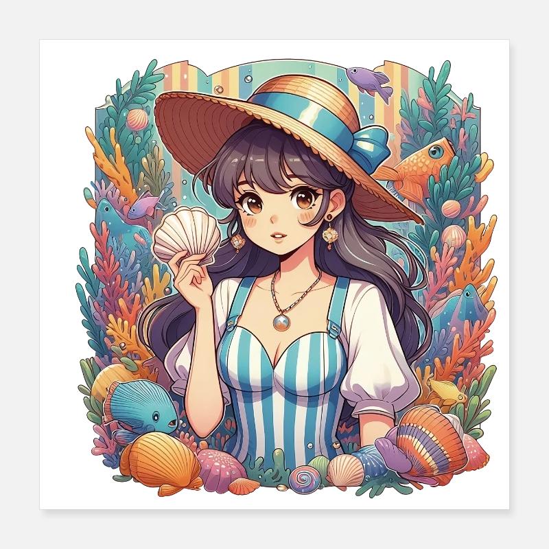 Marin Poster 40 x 40 cm