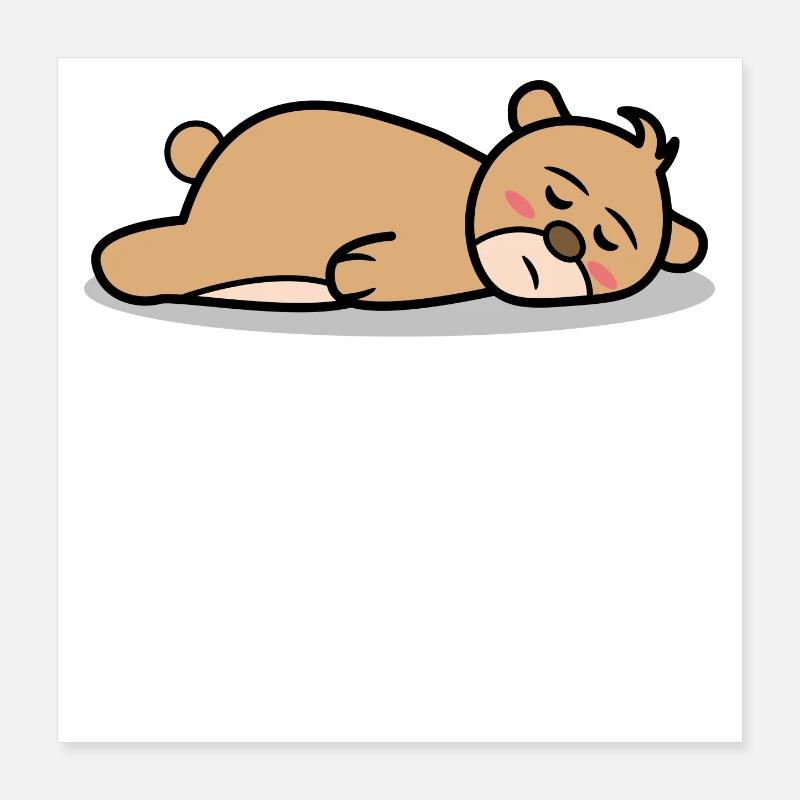 Ist Mir Egal Haltung Relax Chill Poster 40x40 cm