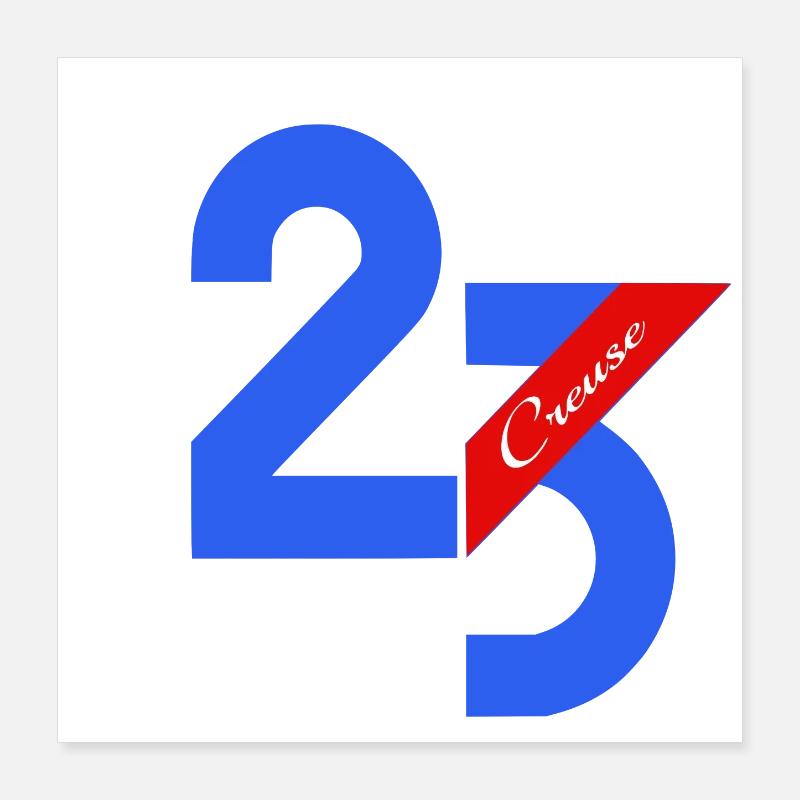 Creuse Poster 40 x 40 cm